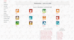 Desktop Screenshot of horoscope-daily-free.net